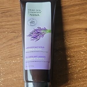 New AHAVA Dead Sea Essentials Lavender Salt Scrub - Sealed 7.5 Fl